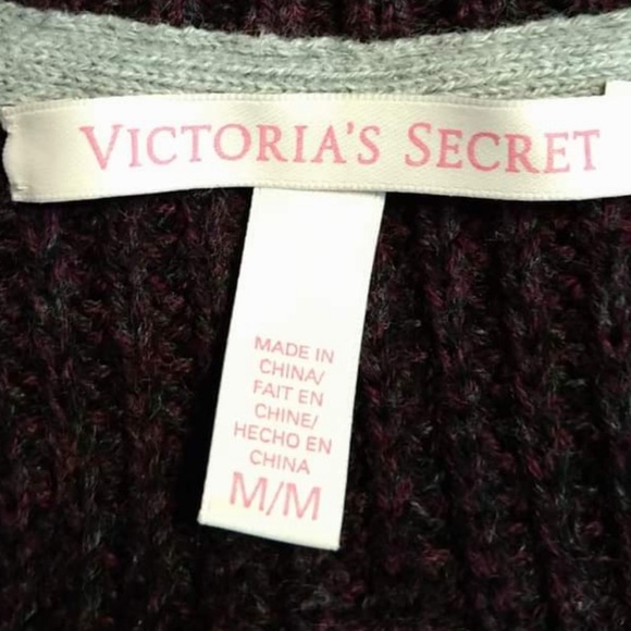 Black Victoria’s Secret PINK Zip Up Sweater - Picture 7 of 9